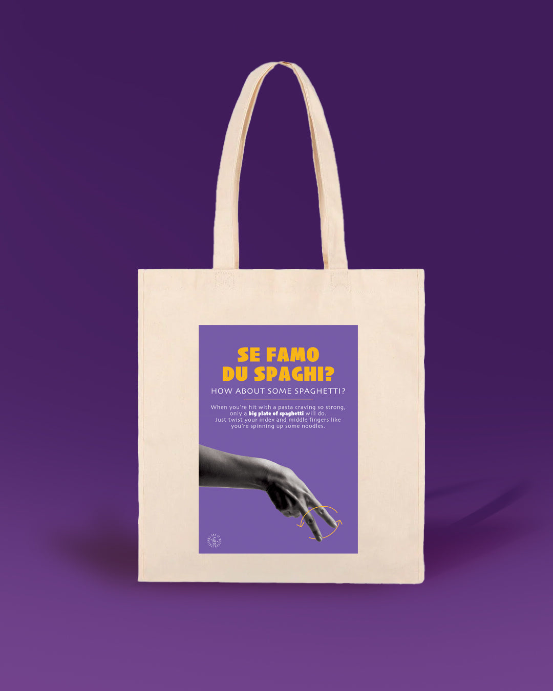 Se famo du spaghi - Borsa tote